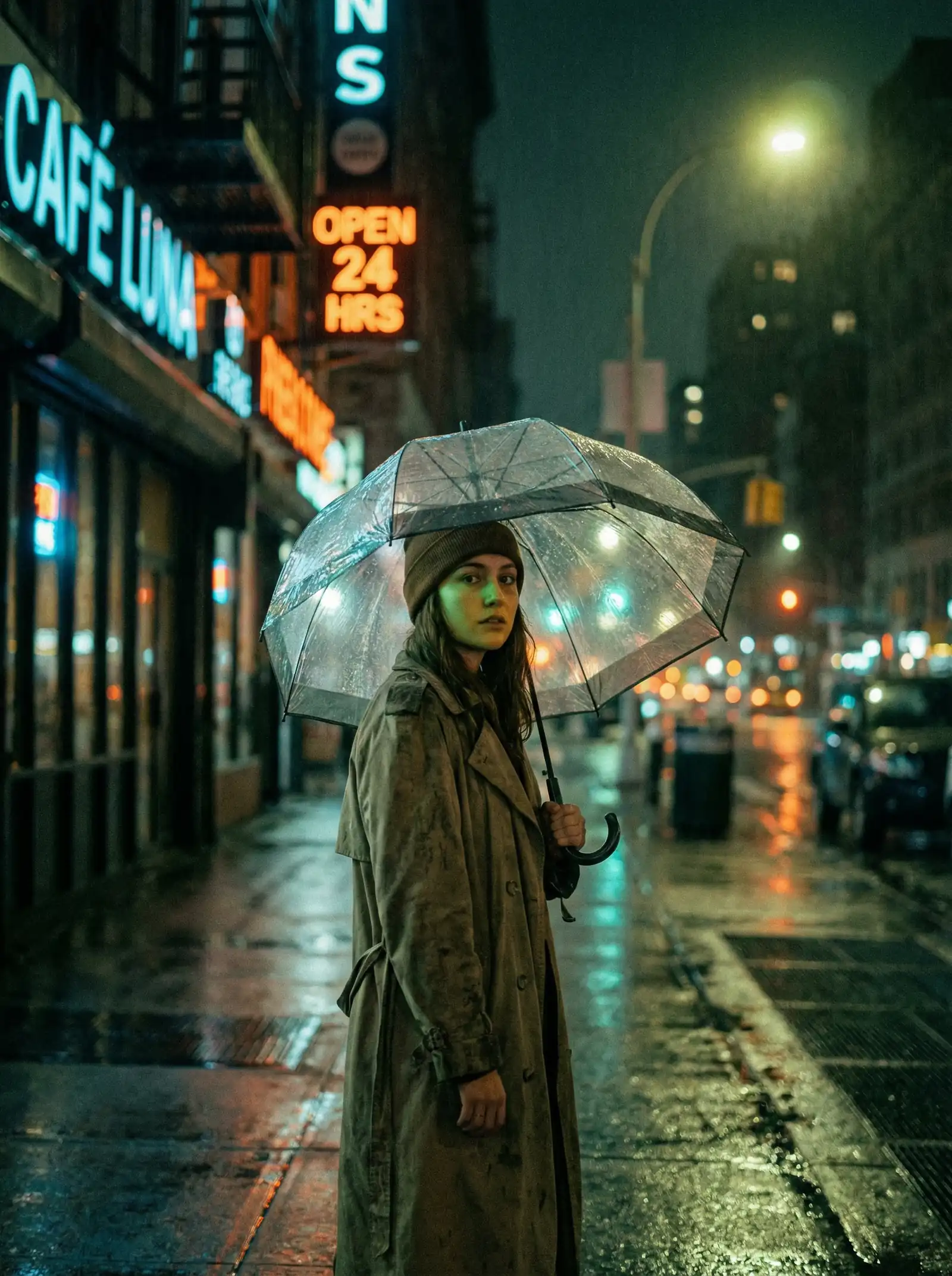 邓乔馨 本周佳作 - 雨夜独行
